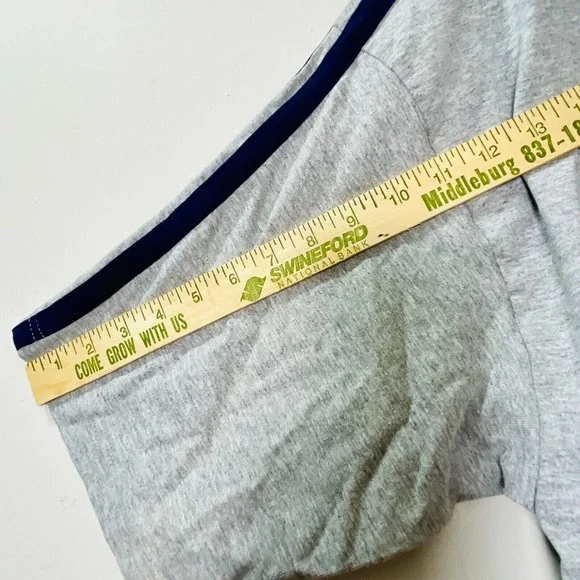 Vtg 90s Atlanta Braves Jersey Style T Shirt Men's XL Gray Baseball Athletic Wear - Picture 7 of 13